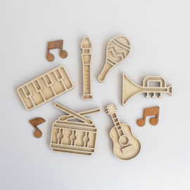 Speeltray miniset - Muziekinstrumenten