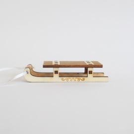 Houten slee