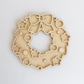 Houten speeltray - Krans