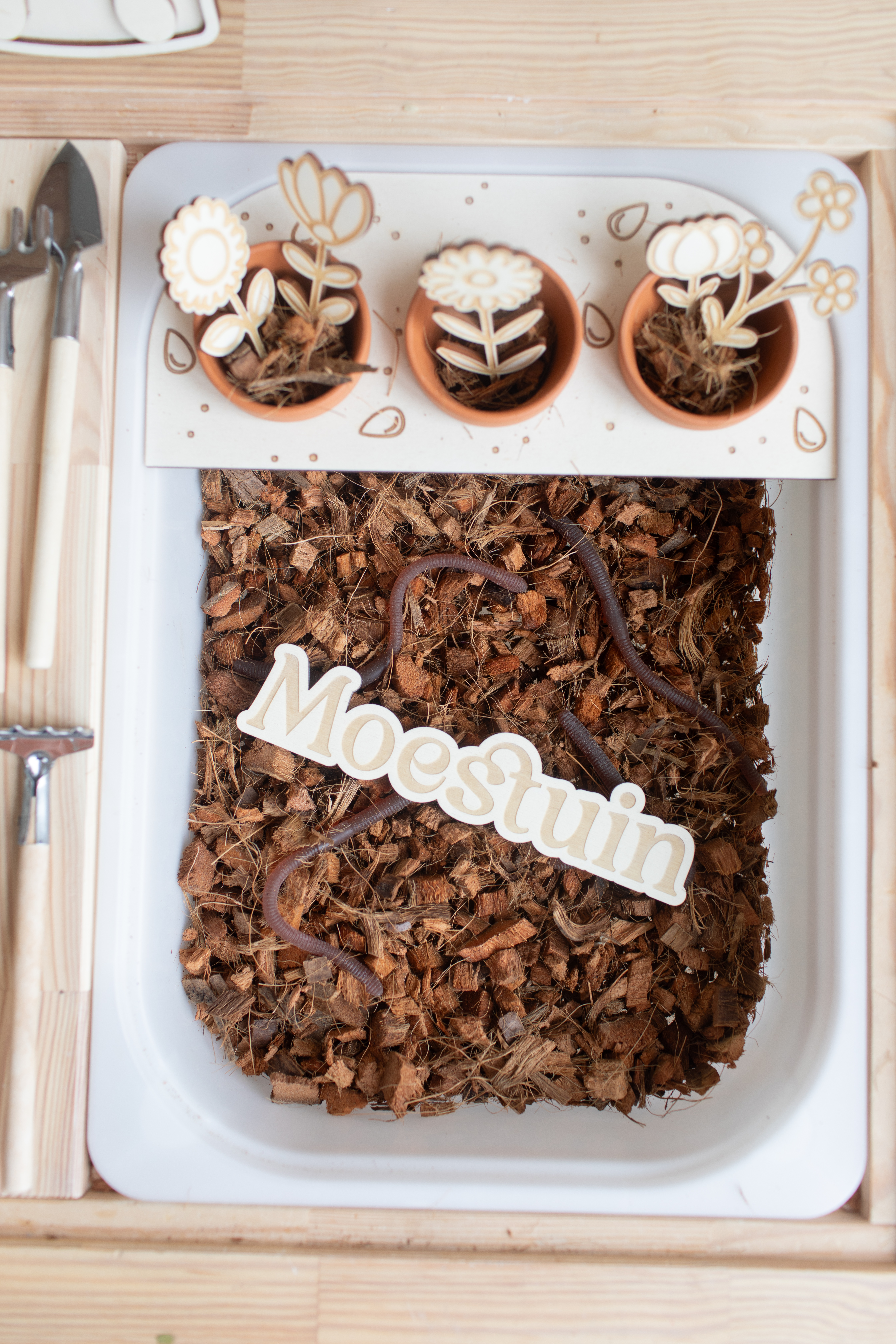Trofast insert - inzet voor potjes (1/3 deel)