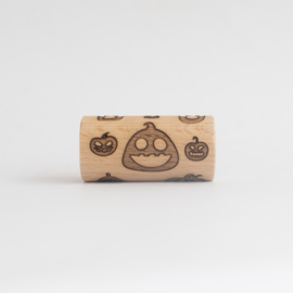 Houten roller - Halloween pompoenen