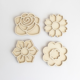 Speeltray  miniset - Bloemen Set 1