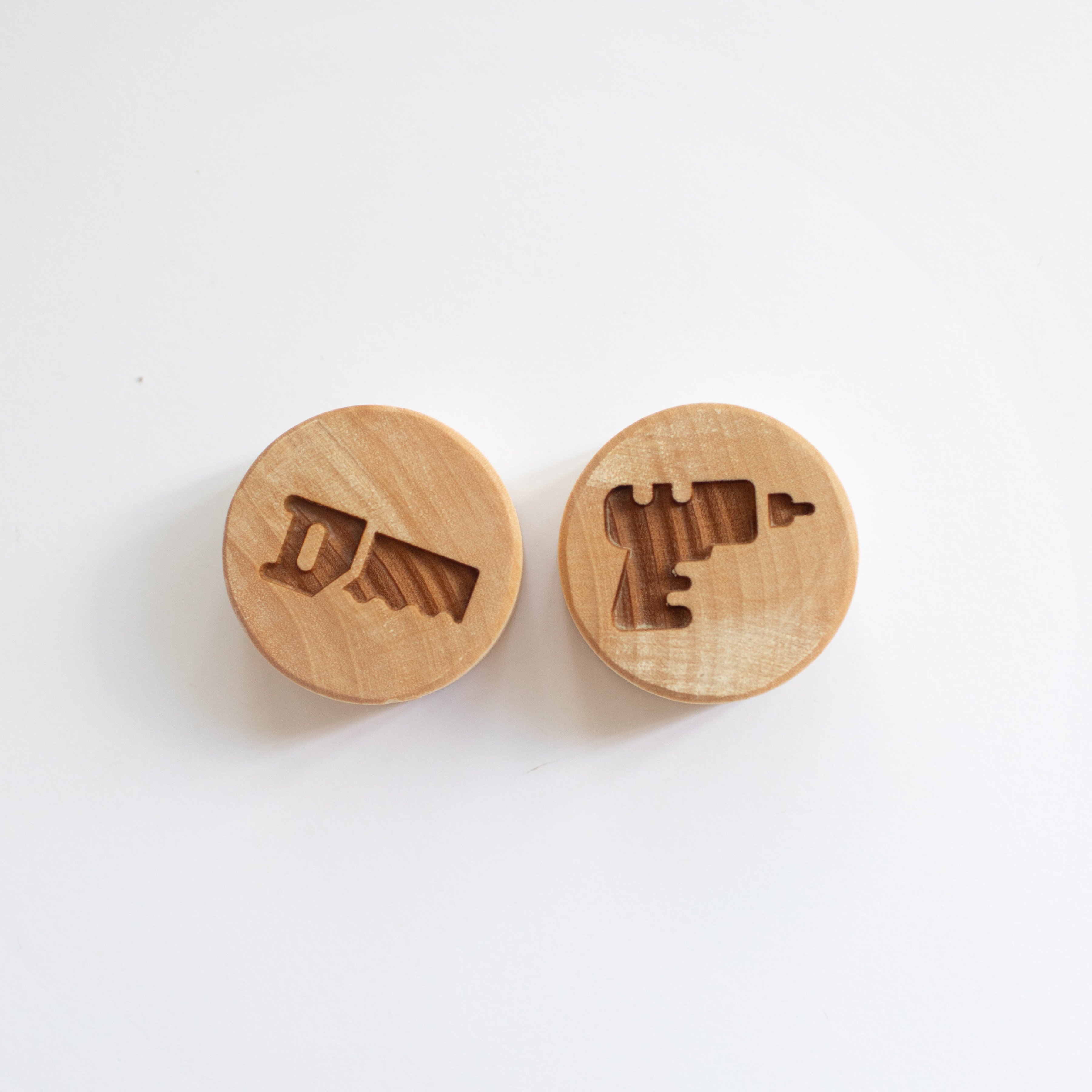 Houten stempelset - Gereedschap
