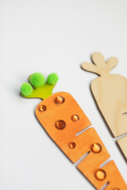 Knutsel wortel - Leuk voor in de schoen! -