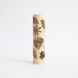 Houten roller - Tropische bladeren