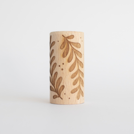 Houten roller - Sierlijk blad