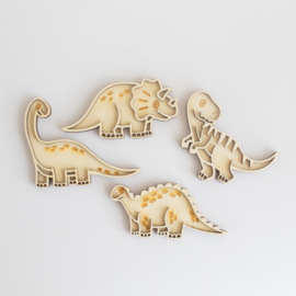 Speeltray miniset - Cartoon Dino's