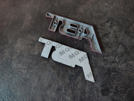 Embleem "ABT" Volkswagen / Audi / Tuning / Rood /NIEUW!!!