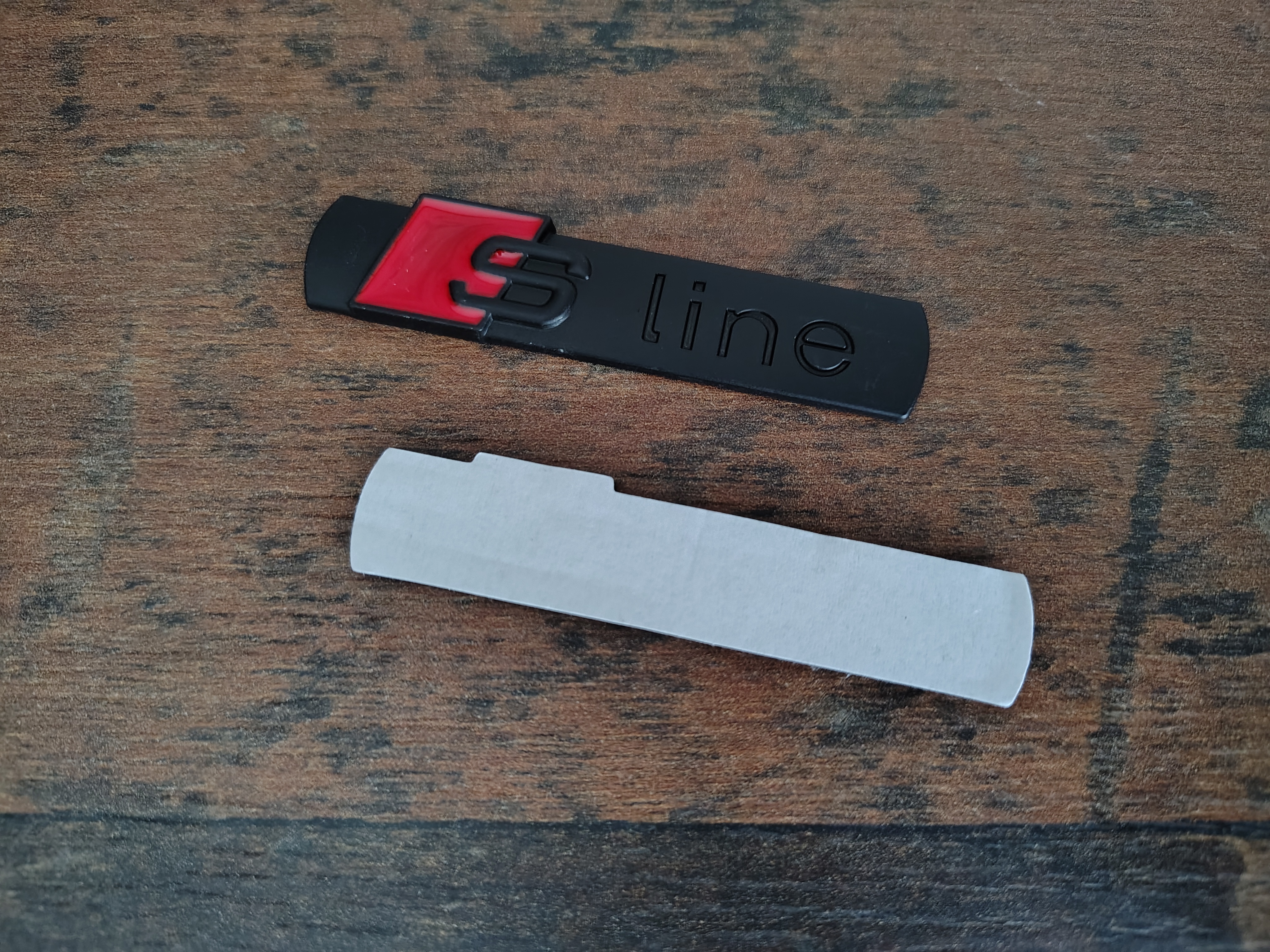 Embleem "S-Line" / Black /Audi/ NIEUW!!!
