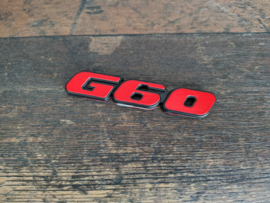 Embleem/ G60 Volkswagen Golf 2/ Corrado G60/ NIEUW!!!!