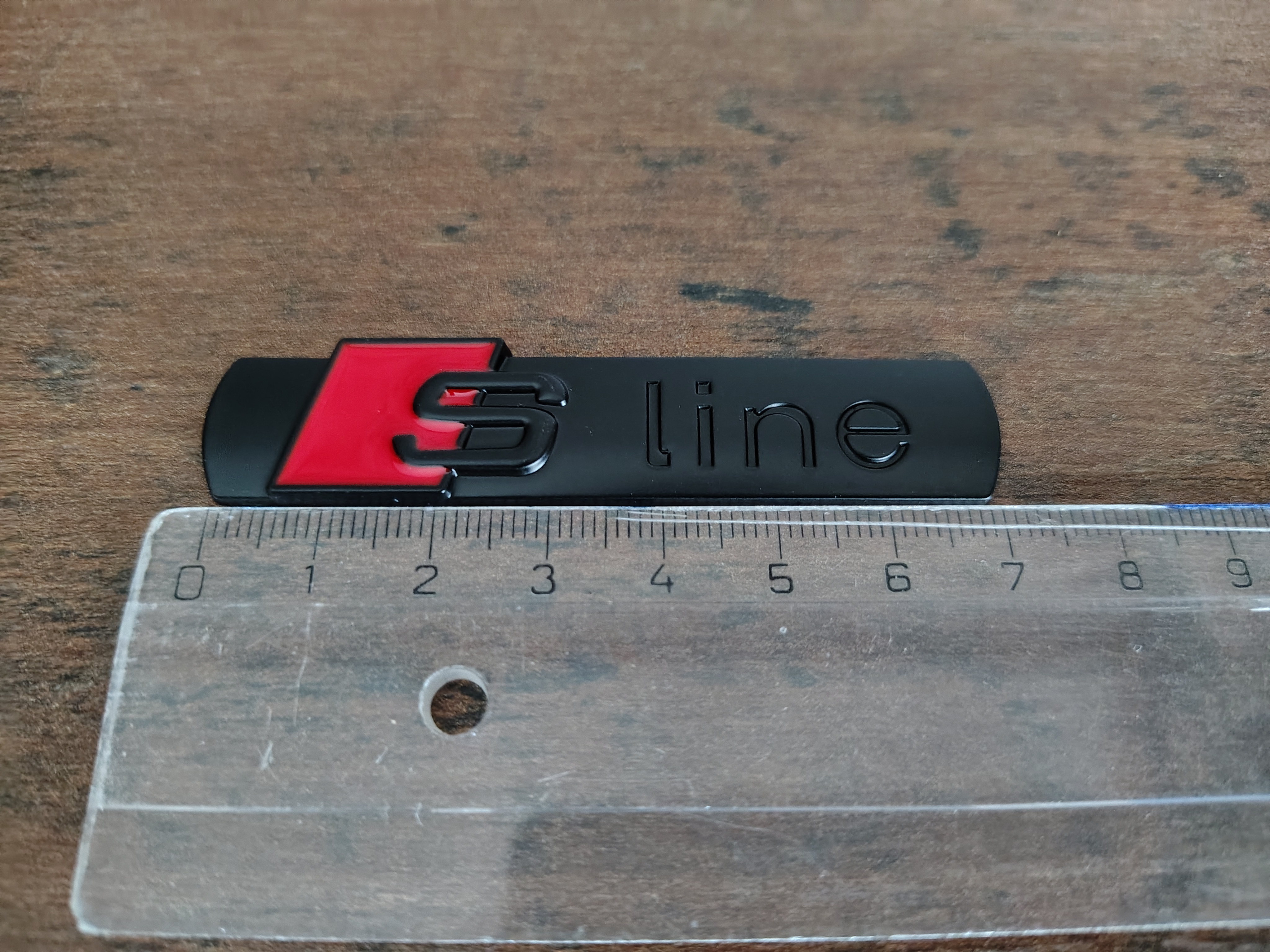 1x Embleem "S-Line" Audi/ NIEUW!!! / Black Edition !!