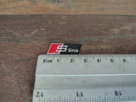 1x Stuur Embleem "S-Line" / Black /Audi/ NIEUW!!!