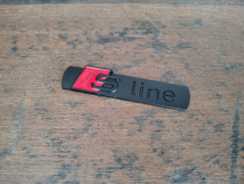 Embleem "S-Line" / Black /Audi/ NIEUW!!!