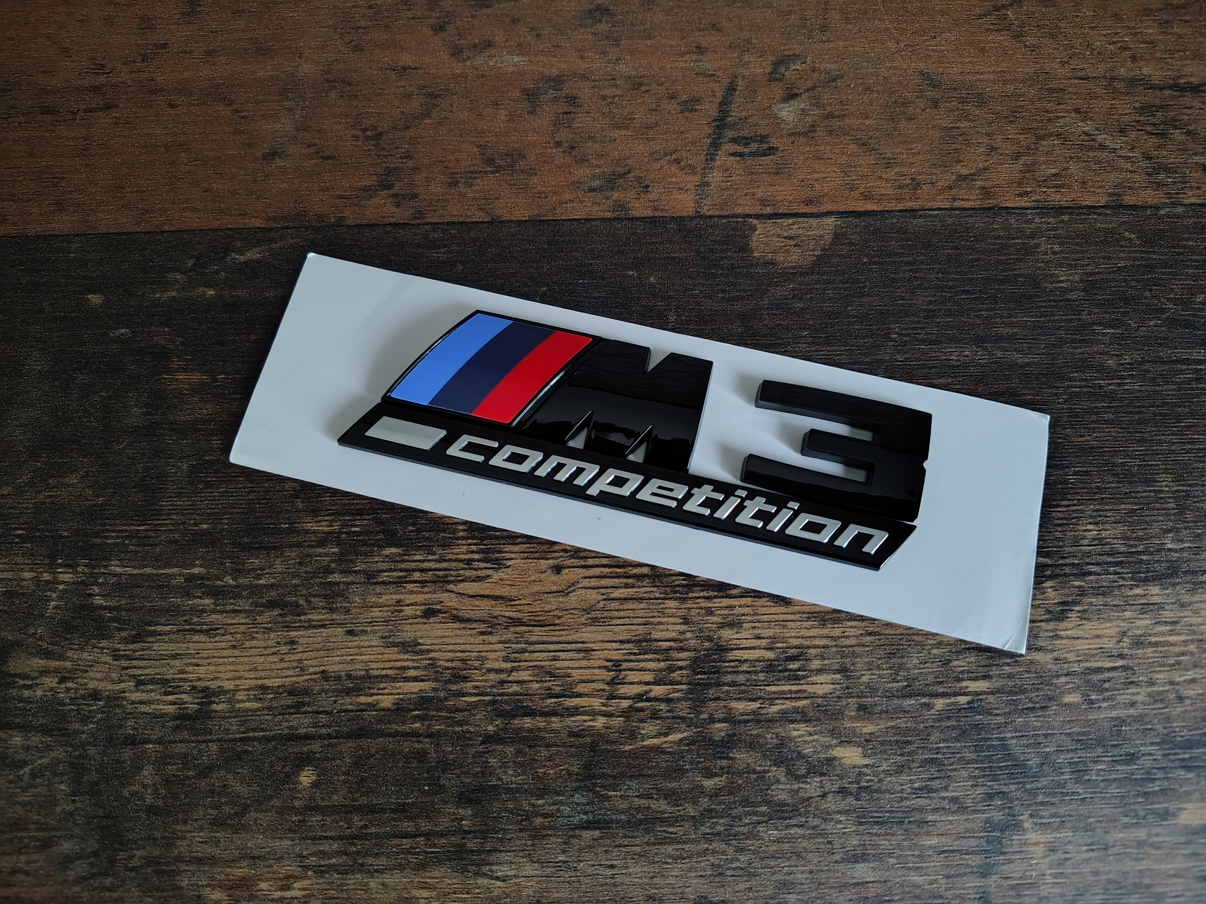 Embleem M3 Competition/ BMW/ M3/ Black Edition/ NIEUW!!!