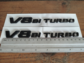 Embleem/ V8 Bi Turbo/ Mercedes C63/ E55 /G55 /AMG/ NIEUW!!