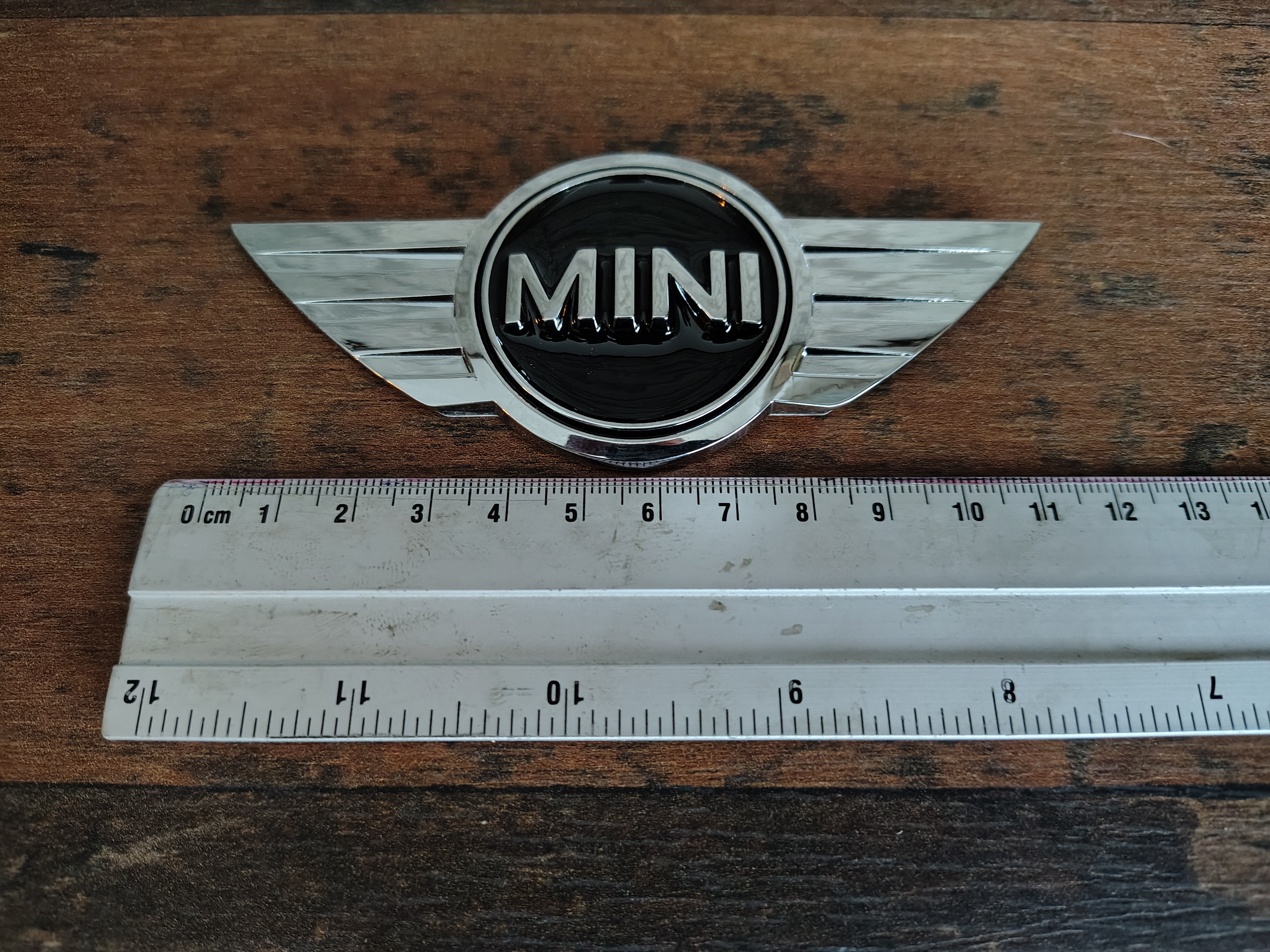 Embleem Mini Cooper S / Chroom NIEUW!!!