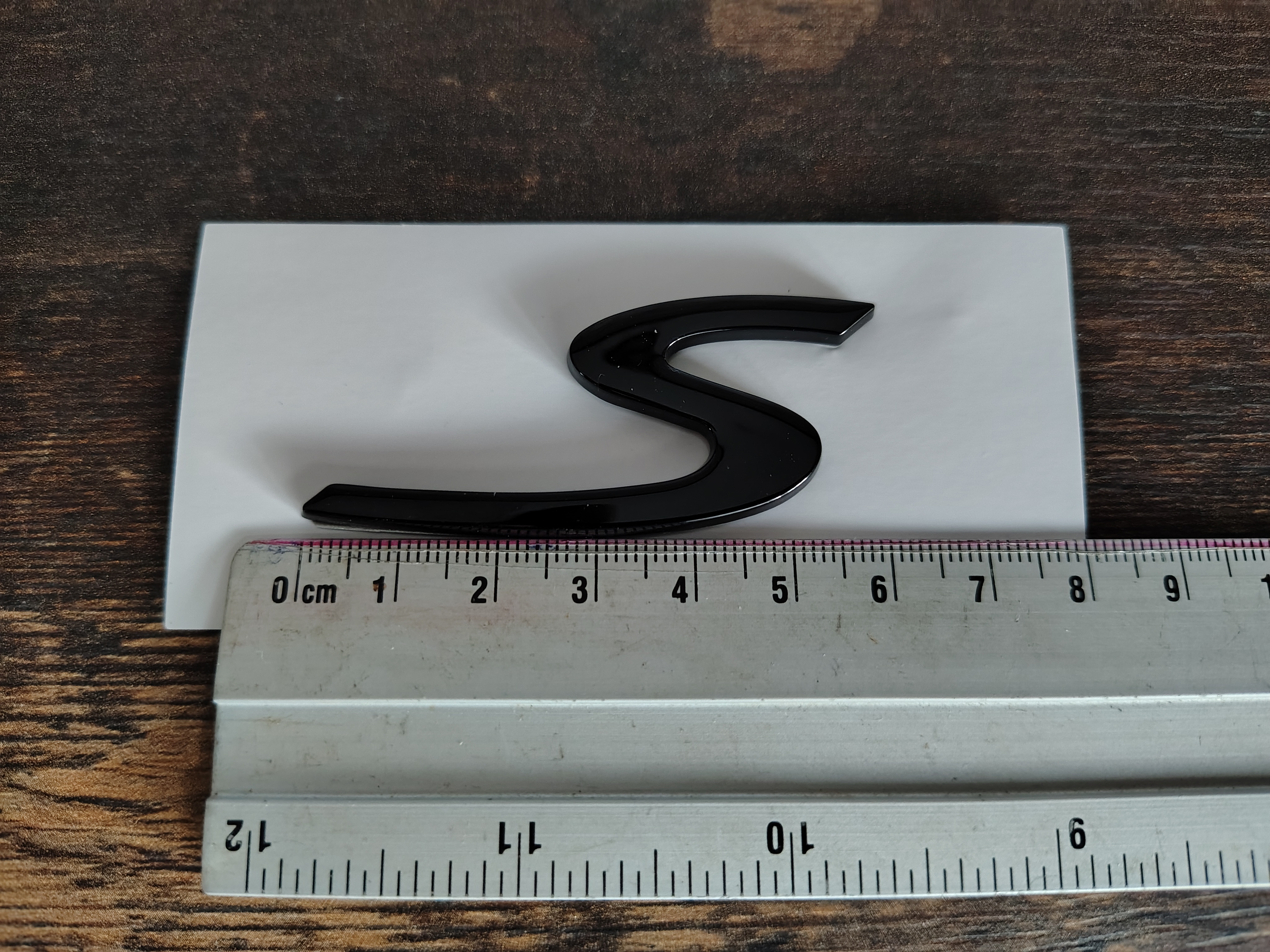 Embleem "S" Porsche 911/ Cayenne/ Bosxter/ NIEUW !!