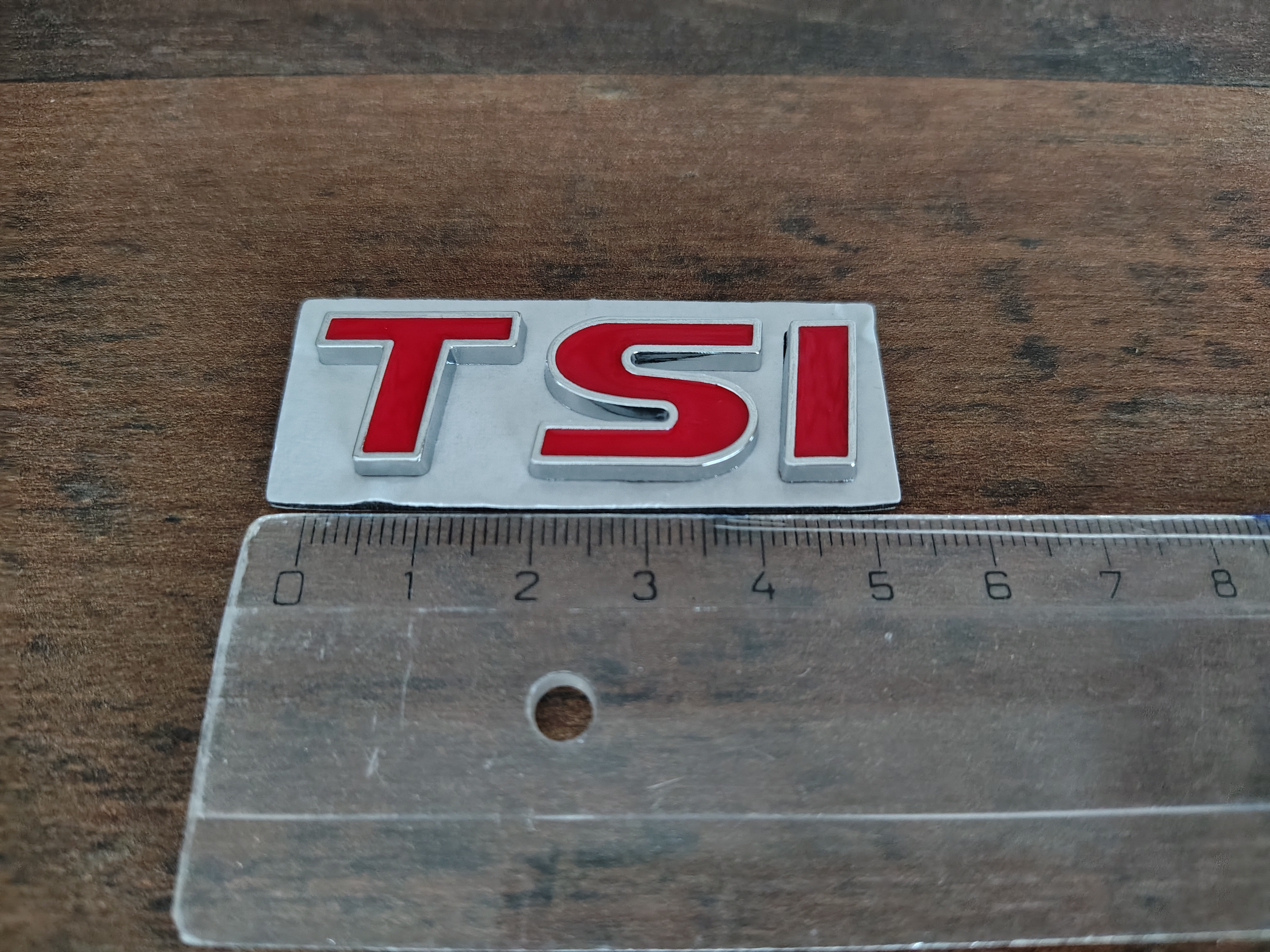 Embleem "TSI" Volkswagen Scirocco/ Golf/ NIEUW!!!