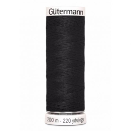 Gütermann | Allesnaaigaren 200m | zwart-grijs-wit