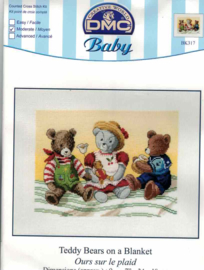 DMC | Teddy Bears on a blanket BK317