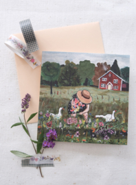 gwen van knippenberg | bloemen plukken + envelop
