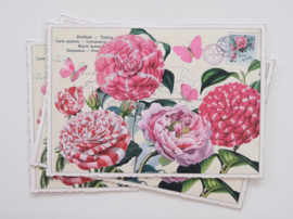 edition tausendschön | streepjes bloemen roze