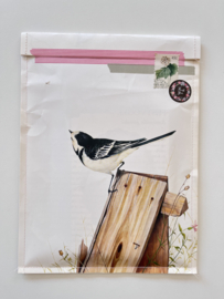 verrassingsboeket kaarten 'vogel met vliegje'