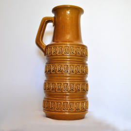 Vase West Germany oker/mosterd yellow