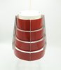 Set of 2 Vintage Multi Layered lamellar Pendant Light Red (also available separately)