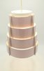 Vintage Multi Layered lamellar Pendant Light Pink