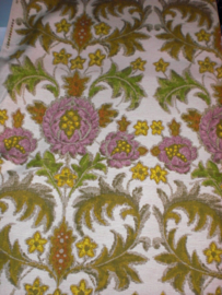 Curtain fabric, floral decor