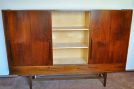 Highboard 60s teak buffet cabinet