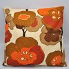 vintage pillow flower