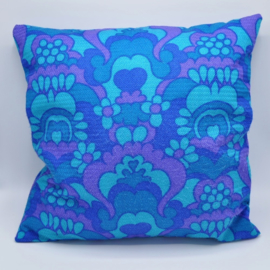 Vintage pillow blue 50/50cm