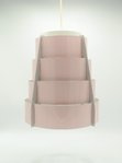 Vintage Multi Layered lamellar Pendant Light Pink