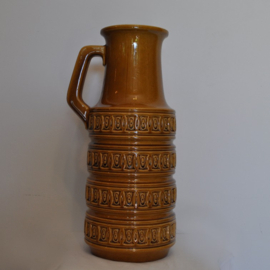 Vase West Germany oker/mosterd yellow