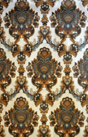 Brown baroque pattern