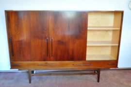 Highboard 60s teak buffet cabinet