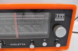 ITT Schaub Lorenz transistor radio oranje