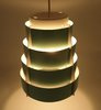 Set of 3 Vintage Multi Layered lamellar Pendant Light Mint (also available separately)