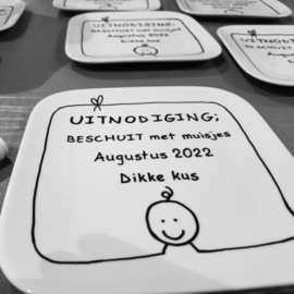 Gebaksbord *UITNODIGING