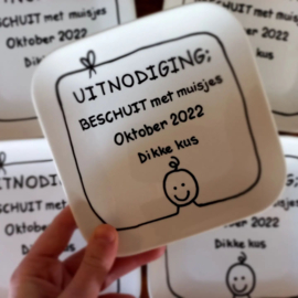 Gebaksbord *UITNODIGING