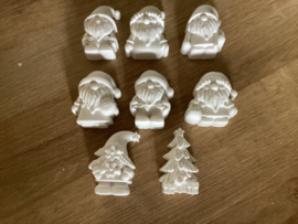 Dit Kerst schilderset - 8 Kerstfigurem