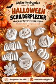 Halloween Gipsfiguurtjes 🎃 per stuk