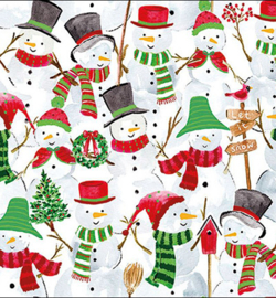 20 diverse Kerstservetten
