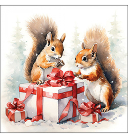 20 diverse Kerstservetten
