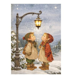 Stamperia Rice Paper A4 set 6 vellen – Silent Night