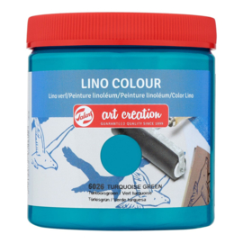 Lino verf Pot 250 ml Turkooisgroen 6026