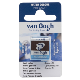 Van Gogh Aquarelverf in napje Omber gebrand 409