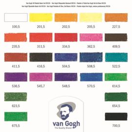 Van Gogh Basisset oliepastels met 24 kleuren